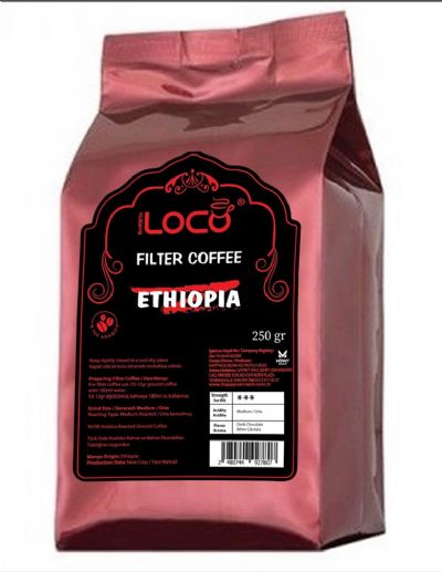 Barista Loco Ethiopia Filtre Kahve 250 Gr.