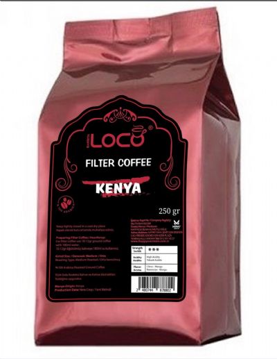 Barista Loco Kenya Filtre Kahve 250 Gr.