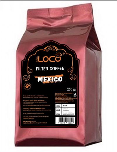 Barista Loco Mexico Filtre Kahve 250 Gr.