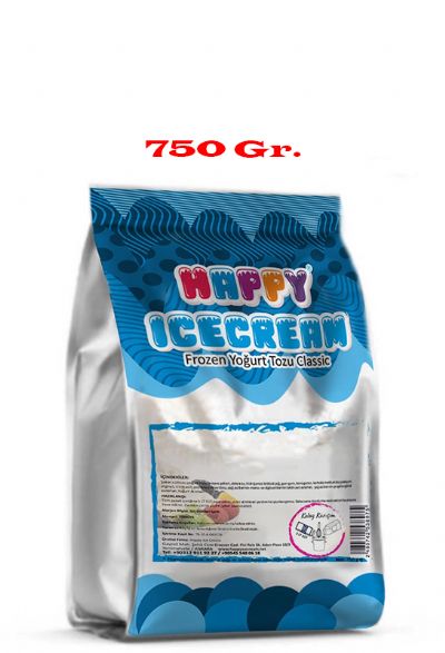 Happy IceCream Classic Frozen Yoğurt Tozu 750Gr