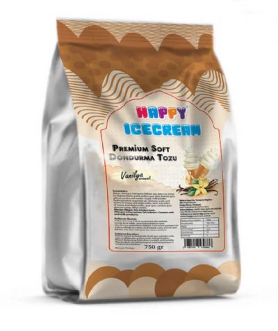 Happy Icecream Premium soft vanilya dondurma tozu 750 gr